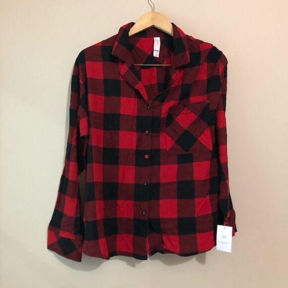 📳 Auden | Plaid Sleep Top - Picture 1 of 4